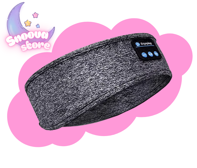 RelaxBand™ - opaska z wbudowanymi słuchawkami Bluetooth do snu i relaksu.