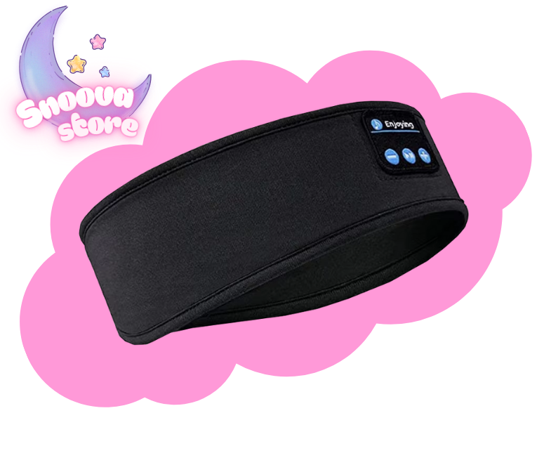 RelaxBand - opaska z wbudowanymi słuchawkami Bluetooth do snu i relaksu.