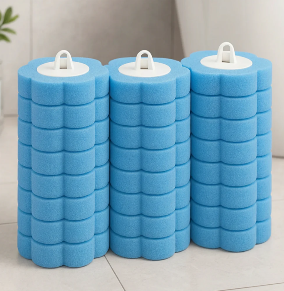 CleanWave™ - Szczotka do czyszczenia toalety z wymiennymi wkładkami